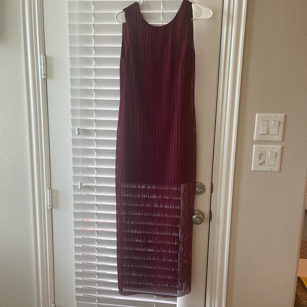 Lulu Maroon Holiday Dress